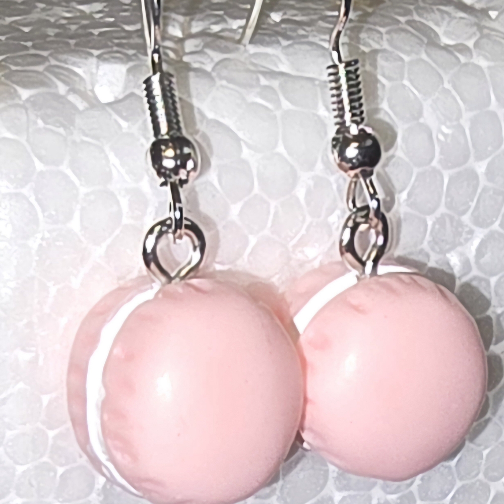 Elegant Pink Dangle Earrings